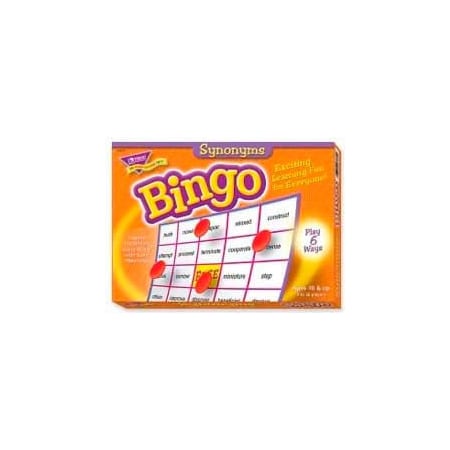 Trend Enterprises Trend Synonyms Bingo Game, Age 10 & Up, 3 to 36 Players, 1 Box 6131